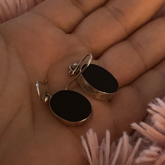 Vintage Real Silver Earrings - Picture 2 of 7